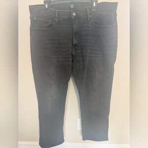 GAP Men's Dark Black Straight Jeans